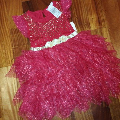 RARE EDITIONS - Vestido fiesta beba 9-12 meses