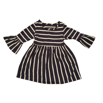 HEALTHEX - Vestido niña rayado 3T con detalle