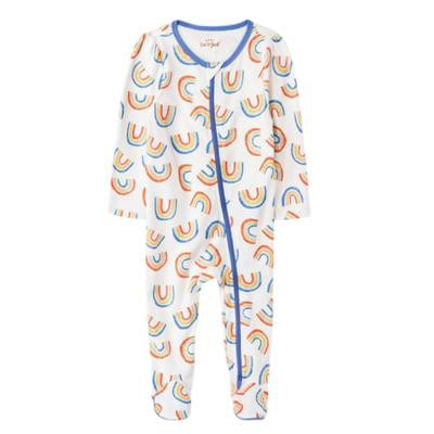 CAT AND JACK - Enterito arcoiris 0-3 meses usado sin detalles