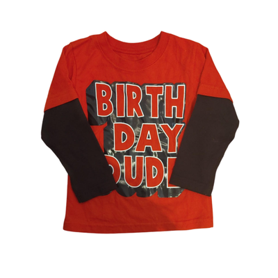 GARANIMALS - Remera roja 2T nueva