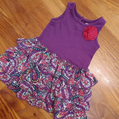 CHILDRENS PLACE - Vestido flores 18-18-24 meses