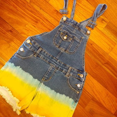 JORDACHE - Enterito jardinero nena talle 7-8