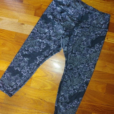 RBX - Calza capri flores mujer 1x talle grande