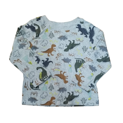 GARANIMALS - Remera pijama dinos 24 meses nueva