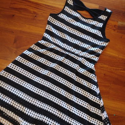 EMILY WEST - Vestido rayado t.12