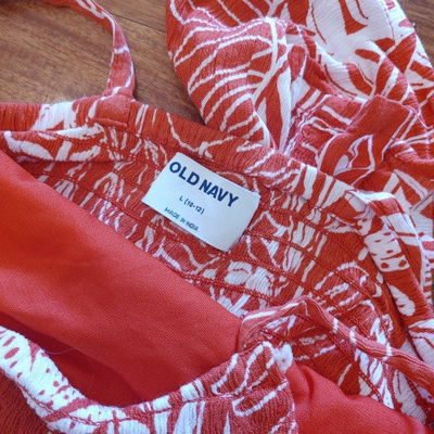 OLD NAVY - Mono hojas 10-12