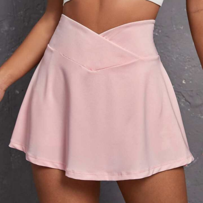 SHEIN - Falda pantalón rosa bebé talle S