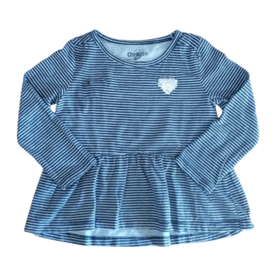 OSH KOSH - Remera tipo vestidito 18-24 meses con detalle