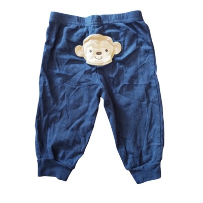 CARTERS - Pantalón azul monito 6-9 meses nuevo