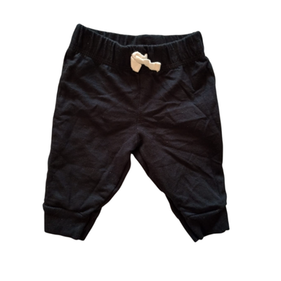 CARTERS - Pantalón bebé negro 0-3 meses nuevo