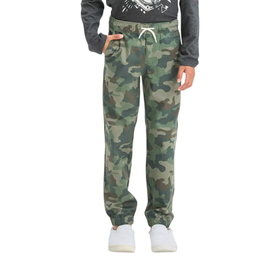 CAT AND JACK - Pantalón estampa militar gabardina talle 14 nuevo