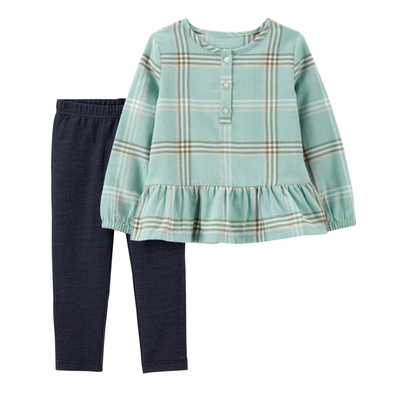 Carters - Dúo beba camisola + jeggins 18 meses nuevo con etiqueta