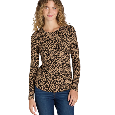 NO BOUNDARIES - Remera animal print XS nueva