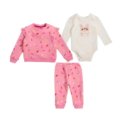 KOALA BABY - Conjunto trío de beba 6 o 9 meses nuevo