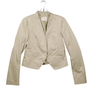ANNE TAYLOR - Blazer saco beige talle M impecable