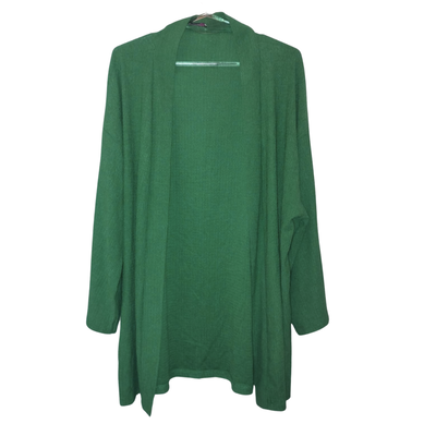 MADAME CIX - Saquito tipo crepe verde talle S nuevo