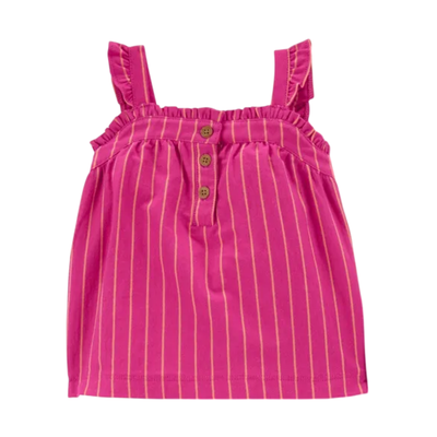 CARTERS - Musculosa rosa 6 meses volados