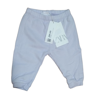 ZARA - Pantalón algodón lila 3-6 meses nuevo