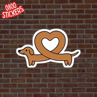 Perro Salchicha Corazon