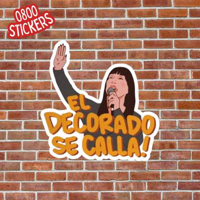 El decorado se calla