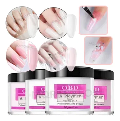 POLIMERO QBD ROSA TRANSPARENTE Y BLANCO