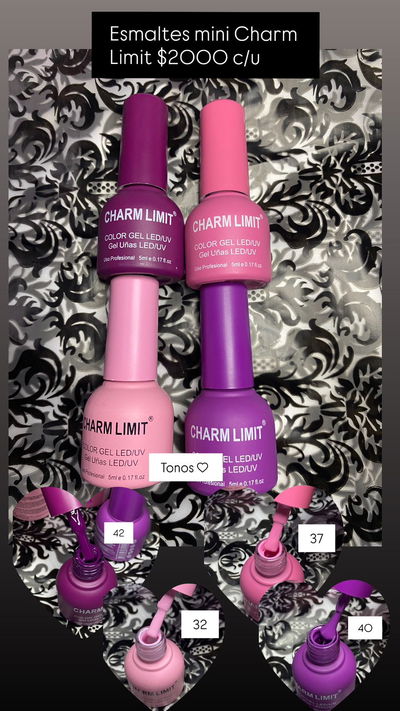 ESMALTES SEMIPERMANENTES CHARM LIMIT 5ML 