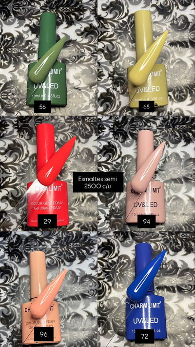 ESMALTES SEMIPERMANENTES CHARM LIMIT 