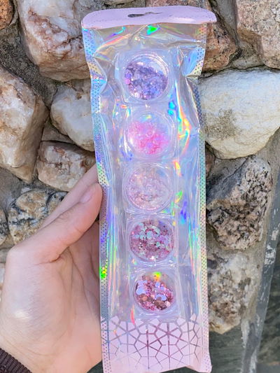 DECO SET DE GLITTER X5
