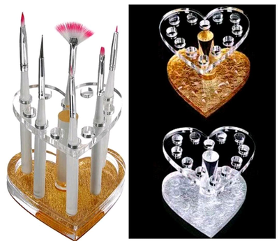 ORGANIZADOR DE PINCELES DE CORAZON