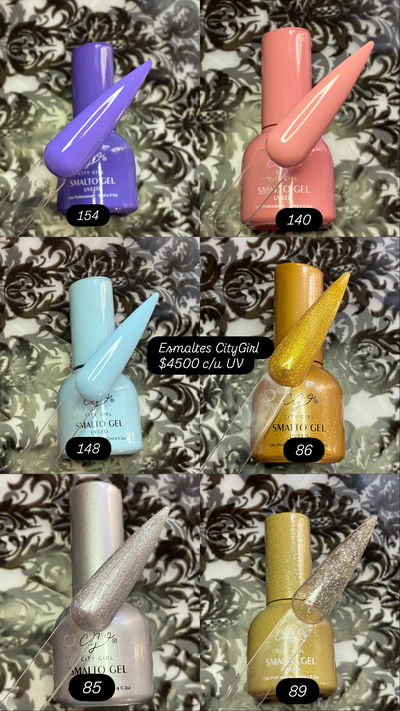 ESMALTES SEMIPERMANENTES CITYGIRL UV/LED