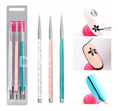 SET PINCELES LINERS X3