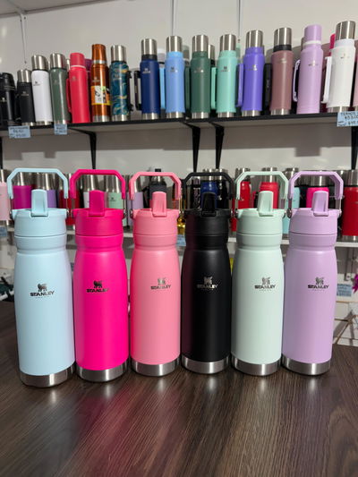 Botella termolar 800 ml con bombilla