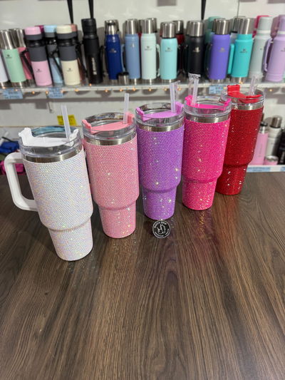 Vaso térmico 1,2L con strass