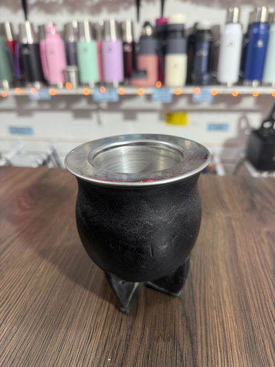 Mate camionero liso interior de acero