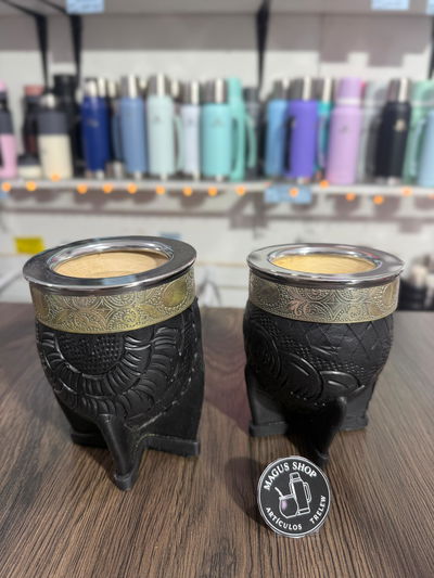 Mate Imperial labrado con virola cincelada