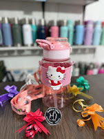 Botella infantil plástica con pico