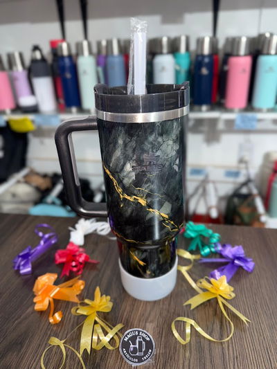 Vaso térmico 1,2L efecto mármol