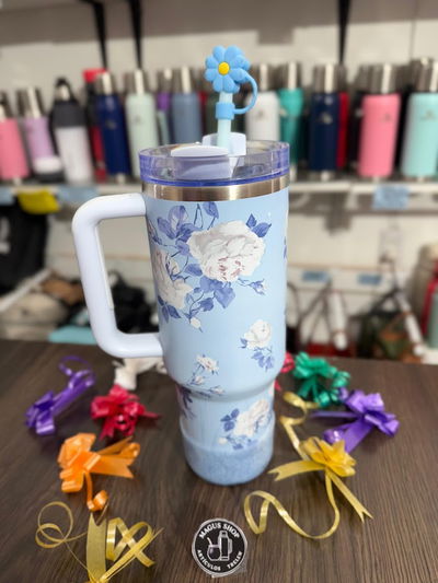 Vaso térmico 1.2L floral anti-deslizante