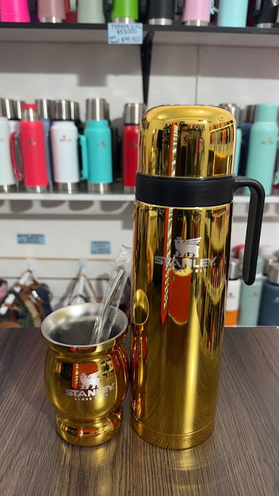 Conjunto termo+mate+bombilla 1L