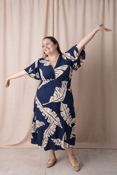 Adila estampado plus size 