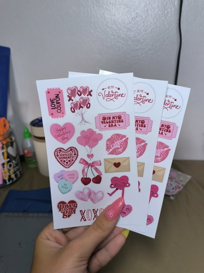 Plancha de stickers 8x15cm