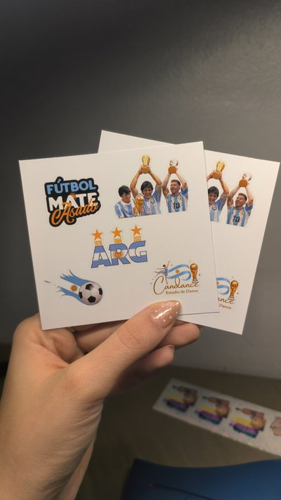 Mini planchas de stickers (8x8cm)