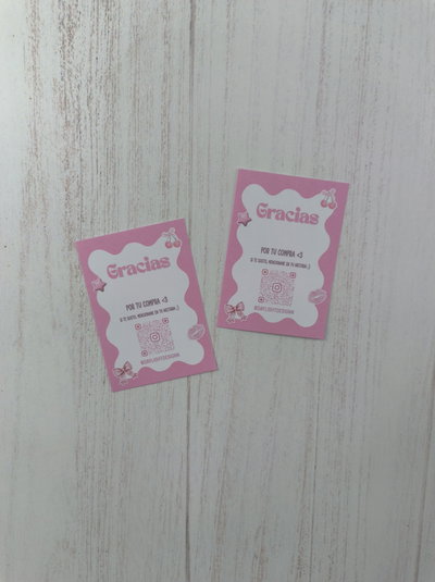 Tarjetas 8x5cm