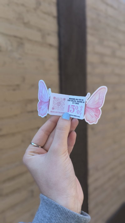 Tarjetas Mariposa