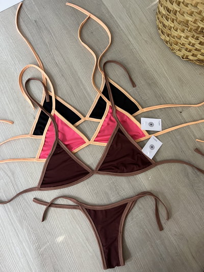 Bikini triángulo combinada -X3-