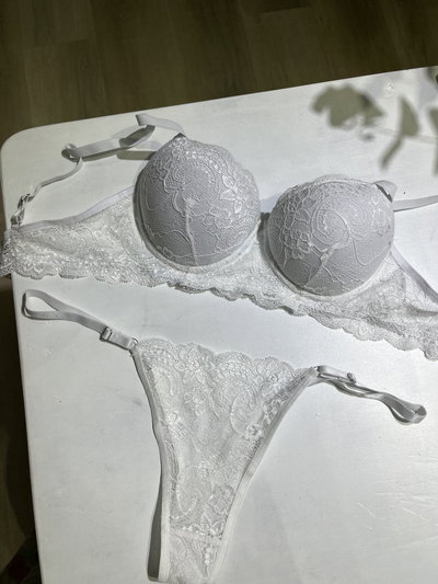 Conjunto armado encaje -BLANCO-