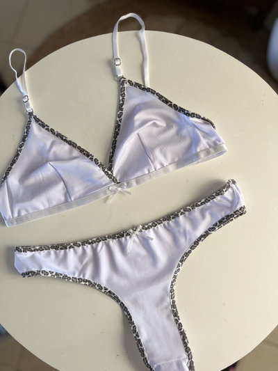 Conjunto micro con print -BLANCO-
