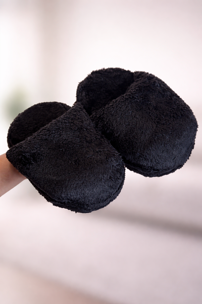 PANTUFLON NEGRO LISO