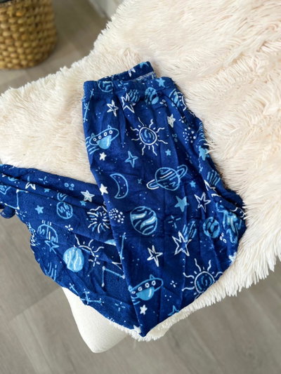 pantalon peluche UNISEX -AZUL MARINO-