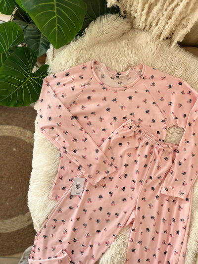 pijama largo morley FLOR ROSA
